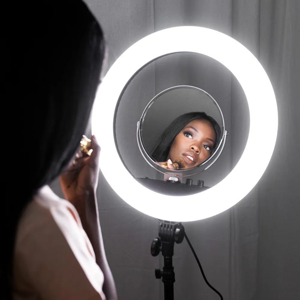 18" LED Portable Ring Light - Diamond Luxe III (DEMO STOCK)