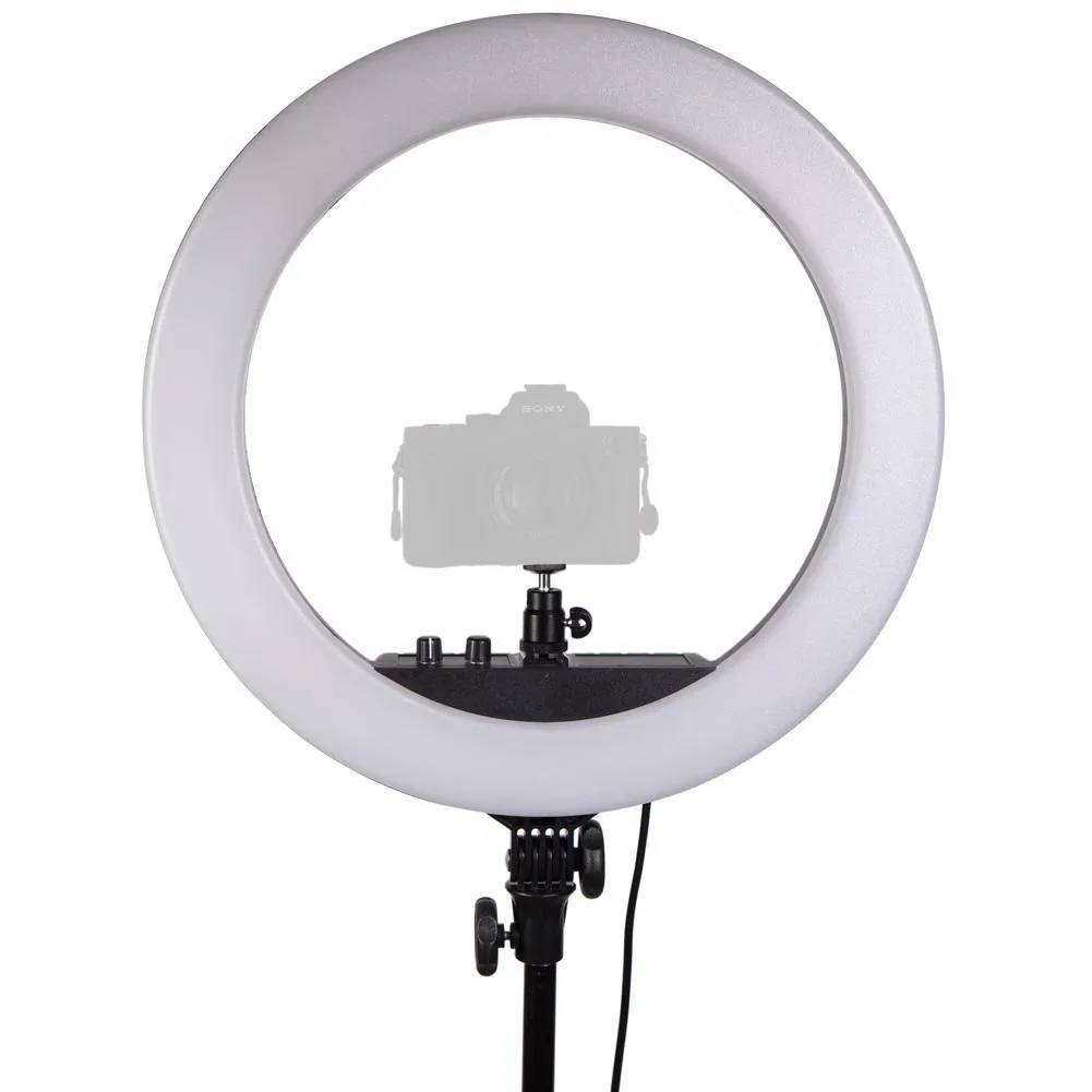 18" LED Portable Ring Light - Diamond Luxe III (DEMO STOCK)