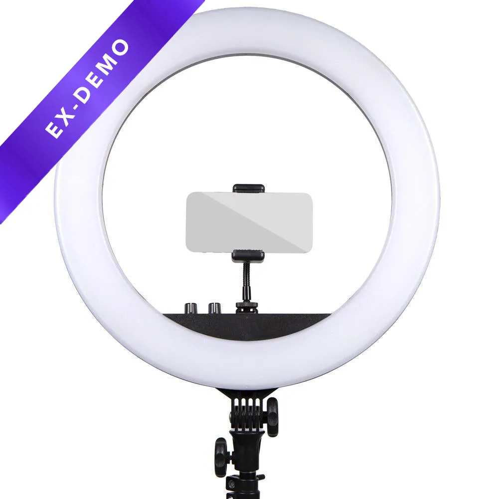 18" LED Portable Ring Light - Diamond Luxe III (DEMO STOCK)