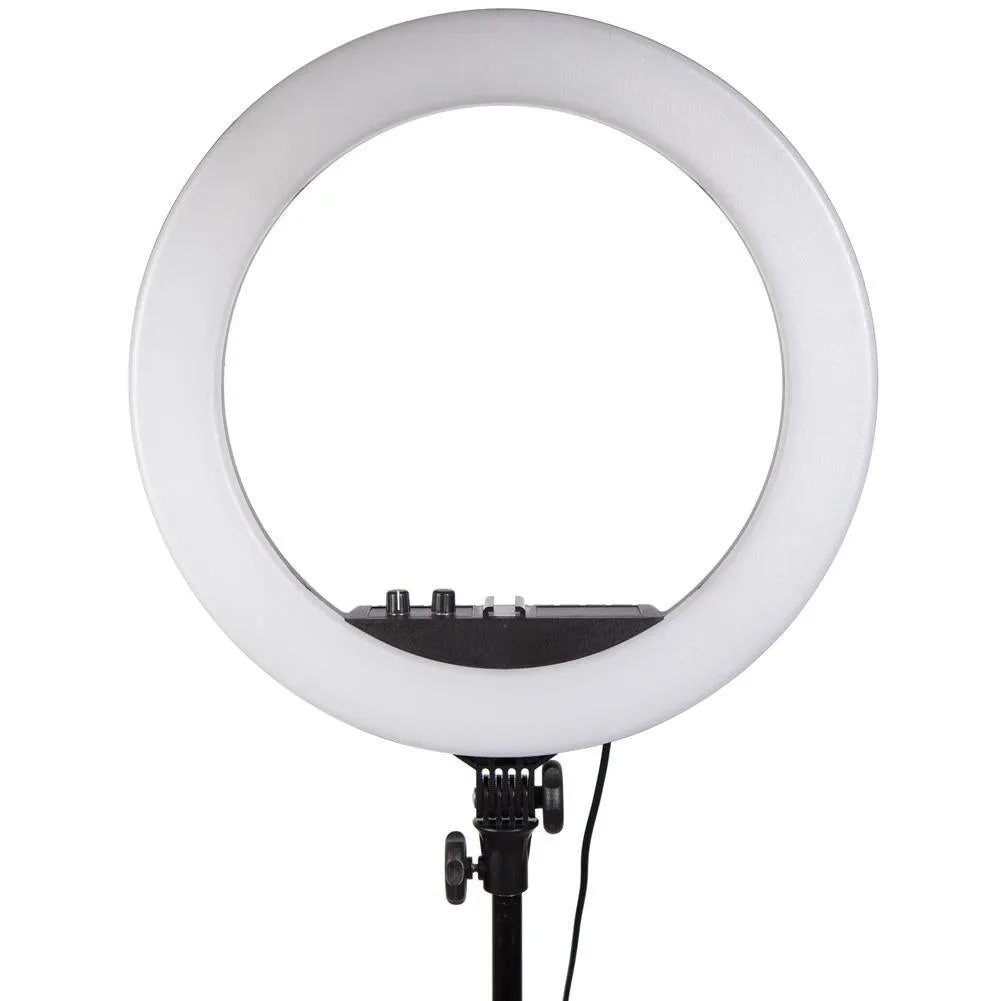 18" Ring Light Make Up & Beauty Pro Lighting Studio Kit - Diamond Luxe III