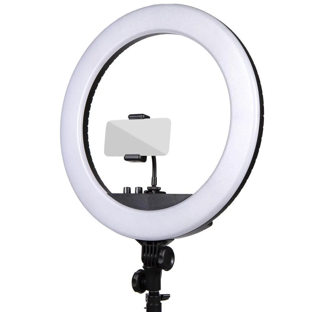 18" Ring Light Make Up & Beauty Pro Lighting Studio Kit - Diamond Luxe III