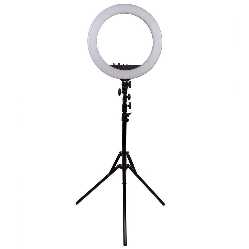 18" Ring Light Make Up & Beauty Pro Lighting Studio Kit - Diamond Luxe III