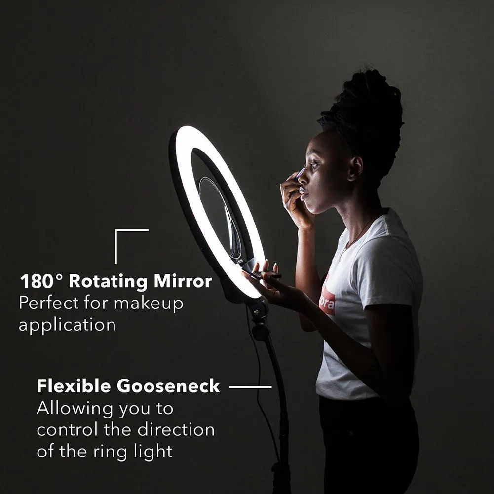 18" Ring Light Make Up & Beauty Pro Lighting Studio Kit - Diamond Luxe III