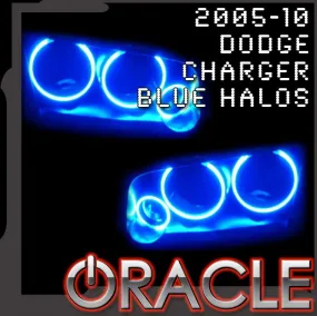 2005-2010 Dodge Charger BLUE ORACLE Halo Kit