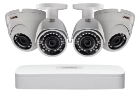 2K IP Security Camera System with 8 Channel NVR and 4 x 4MP 2K HD Outdoor 4MP Cameras