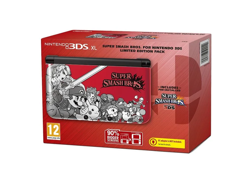 3DS XL Super Smash Bros Console Boxed Preowned - No Game