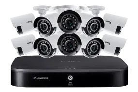 4K Ultra HD 16-Channel Security System with Ten 4K (8MP) Cameras, Advanced Motion Detection and Smart Home Voice Control