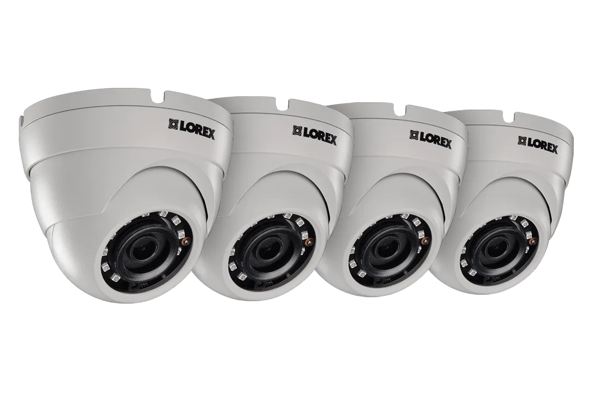 4MP High Definition IP Camera with Color Night Vision (4-pack)