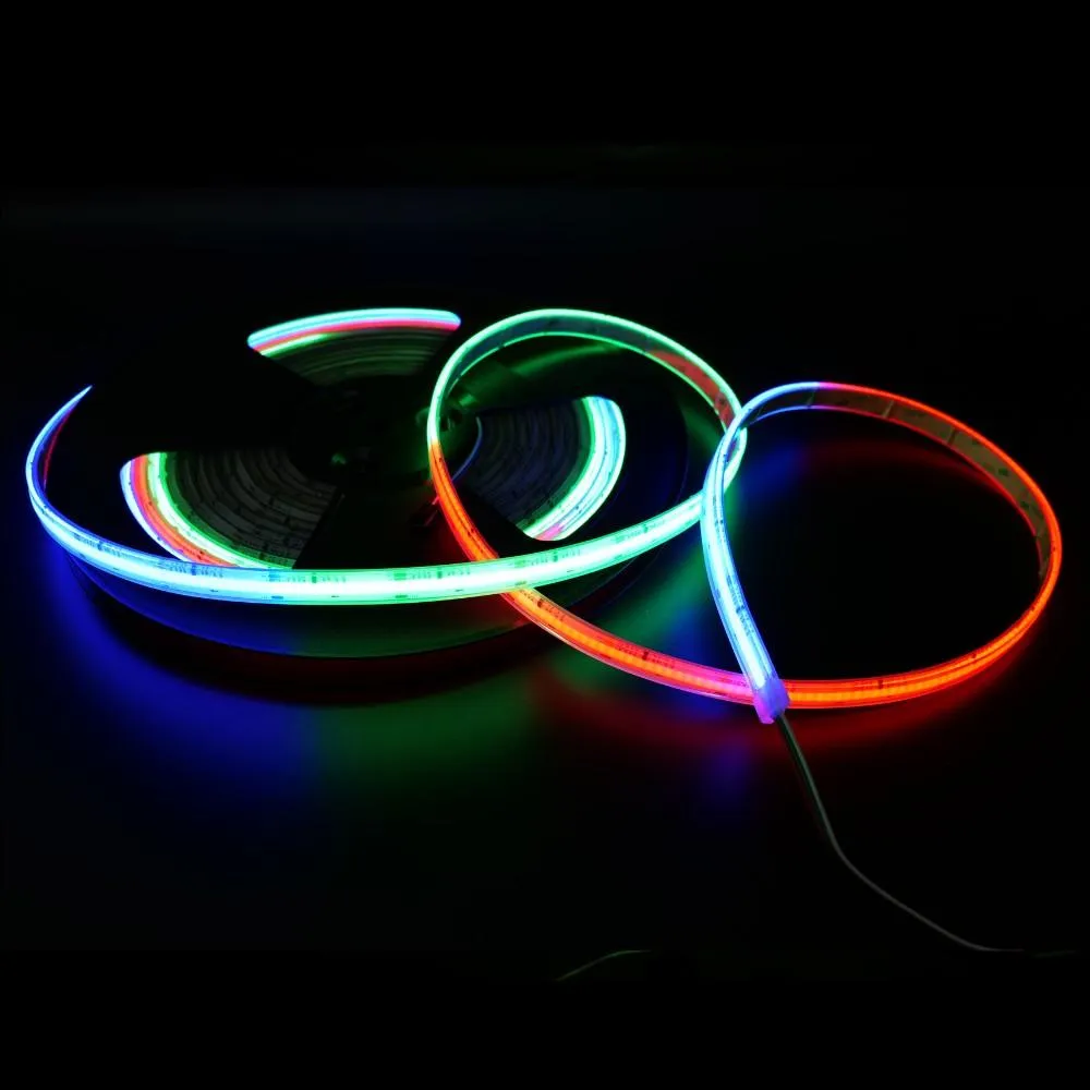 Addressable COB RGB LED Strip 24V Digital Pixel IP68 Waterproof 720 LEDs/m WS2811 10 Metre