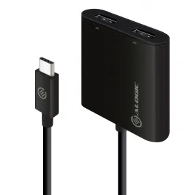 ALOGIC USB-C to Dual DisplayPort Adapter - 4K - 30 Hz (UC2DP-ADP)