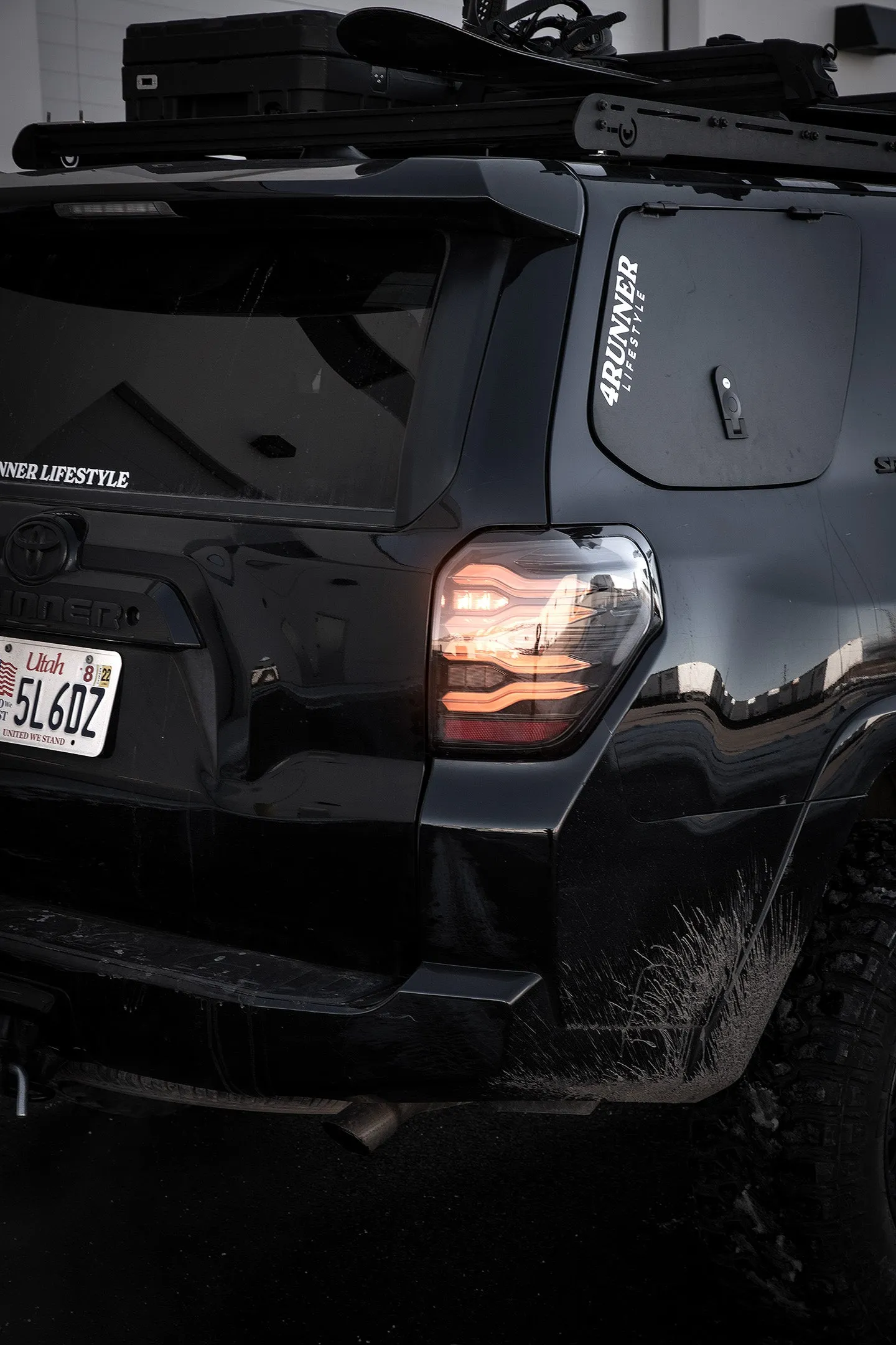 AlphaRex LUXX-Series Alpha Black LED Tail Lights For 4Runner (2010-2024)