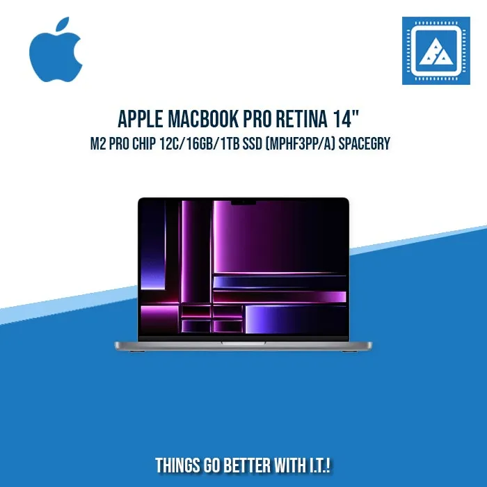 APPLE MACBOOK PRO RETINA 14" M2 PRO CHIP  (MPHF3PP/A)  | BEST FOR FREELANCER AND CORPORATES LAPTOP