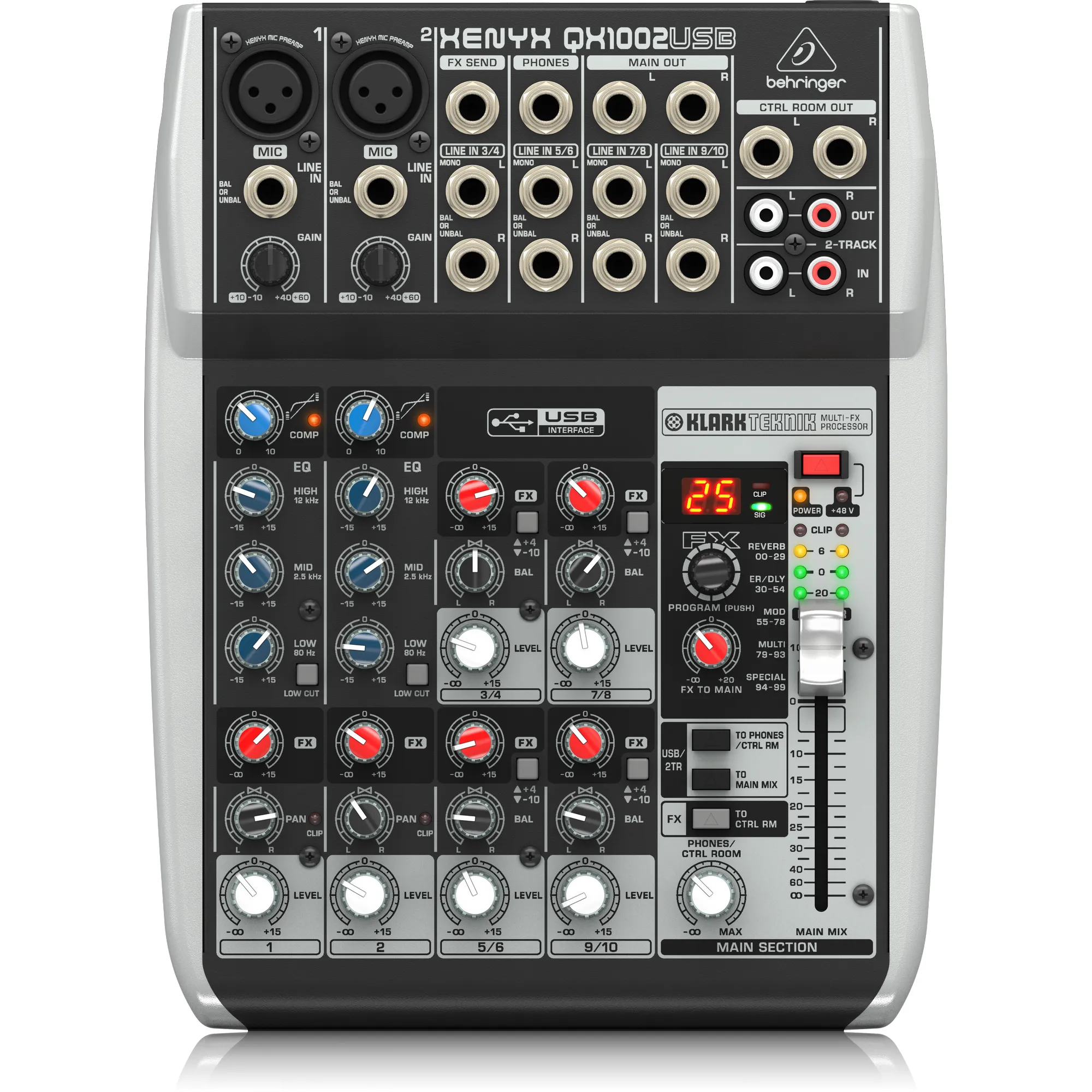 Behringer QX1002USB 10-Channel Mixer