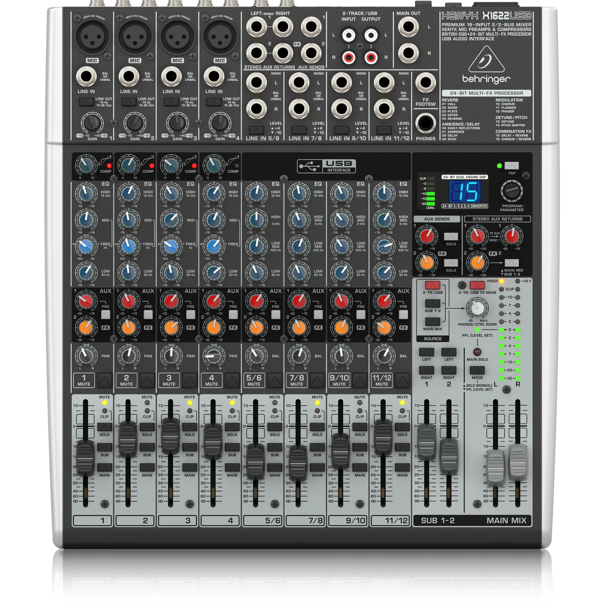 Behringer X1622USB 16-Channel Mixer