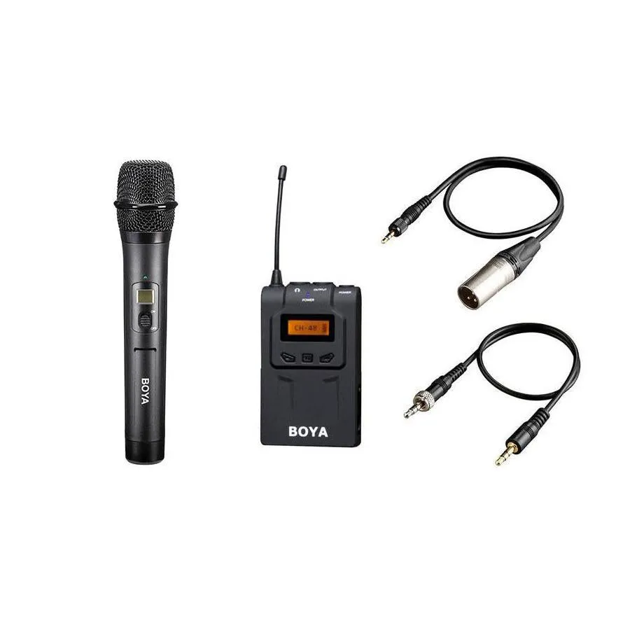 Boya BY-WHM8   BY-WM6R - Wireless Handheld Microphone System