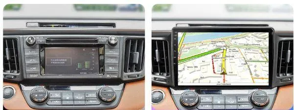 Car Dealz 10.2" Android 10.0 For Toyota RAV4 2012-2018 with CAM In Dash Plus OEM Fascia