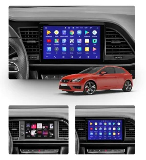 Car Dealz 10.2" Android 10.0 SEAT Leon 3 2012 - 2020 In Dash Plus OEM Fascia