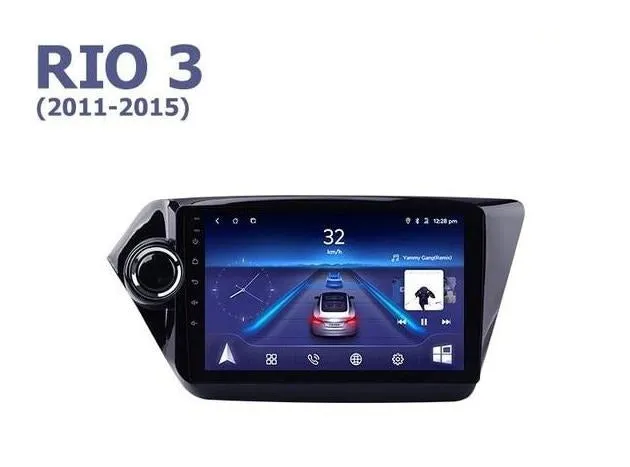 Car Dealz 9" Android 10.0 KIA RIO 3 2011-2015 w CAM In Dash Plus OEM Fascia