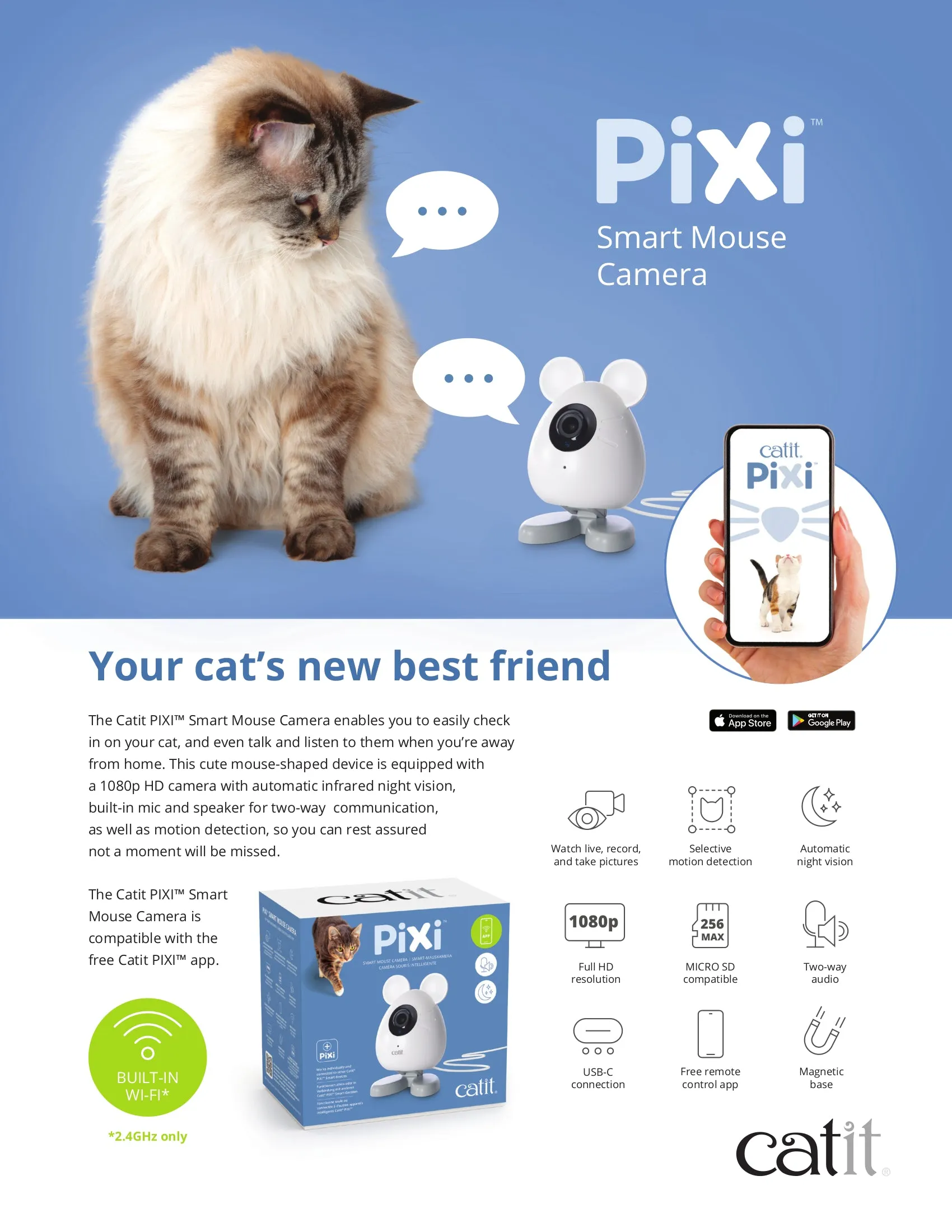 Catit Pixi Smart Mouse Camera