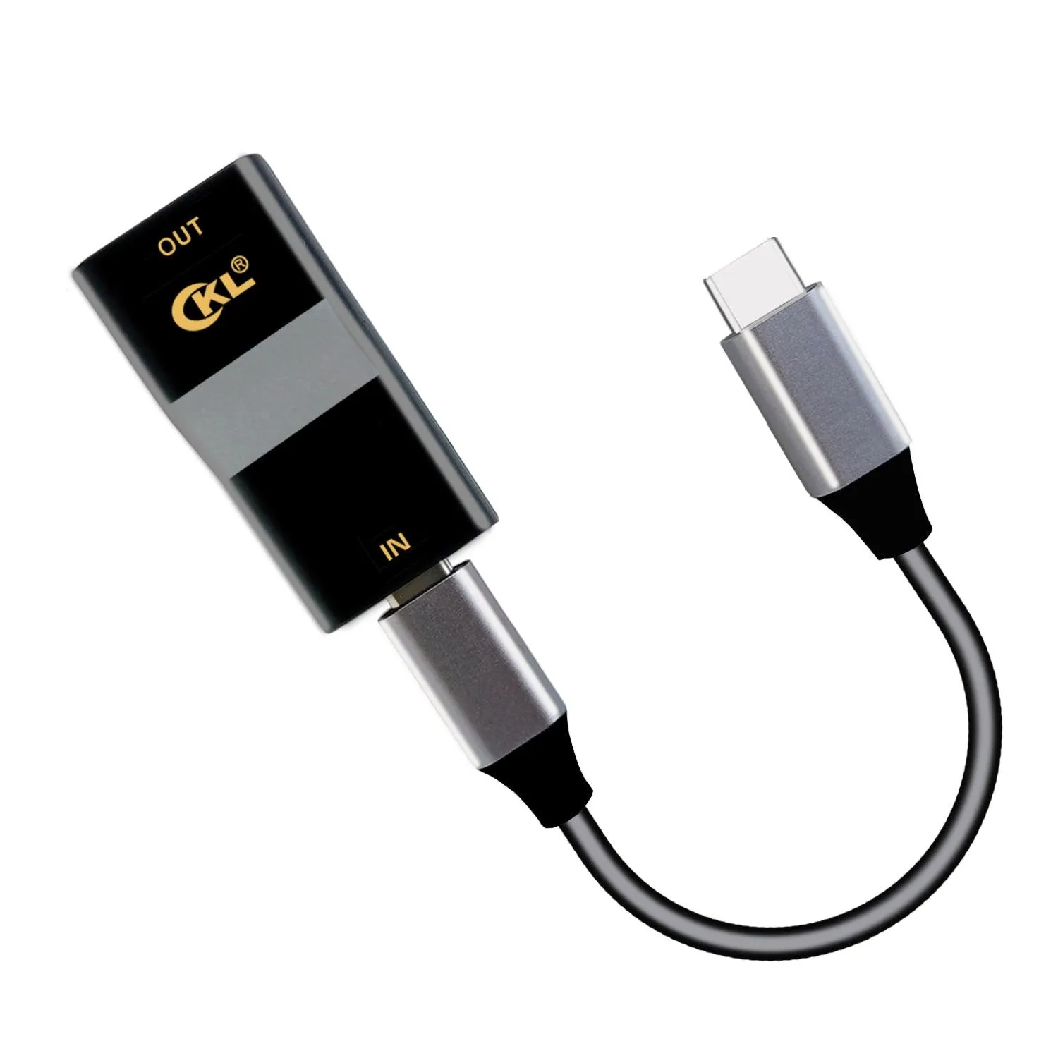 CKL 4Kx2K@60Hz USB C to DisplayPort Adapter, USB-C to DP Converter with Cable Compatible Thunderbolt 3 for CKL KVM Switch, Galaxy, MacBook, Surface Pro, Oculus Rift S, XPS, iPad, Samsung, Dell