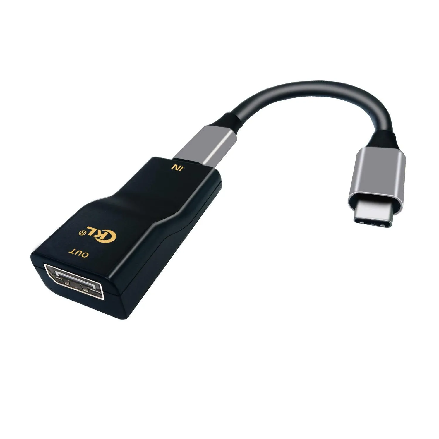 CKL 4Kx2K@60Hz USB C to DisplayPort Adapter, USB-C to DP Converter with Cable Compatible Thunderbolt 3 for CKL KVM Switch, Galaxy, MacBook, Surface Pro, Oculus Rift S, XPS, iPad, Samsung, Dell