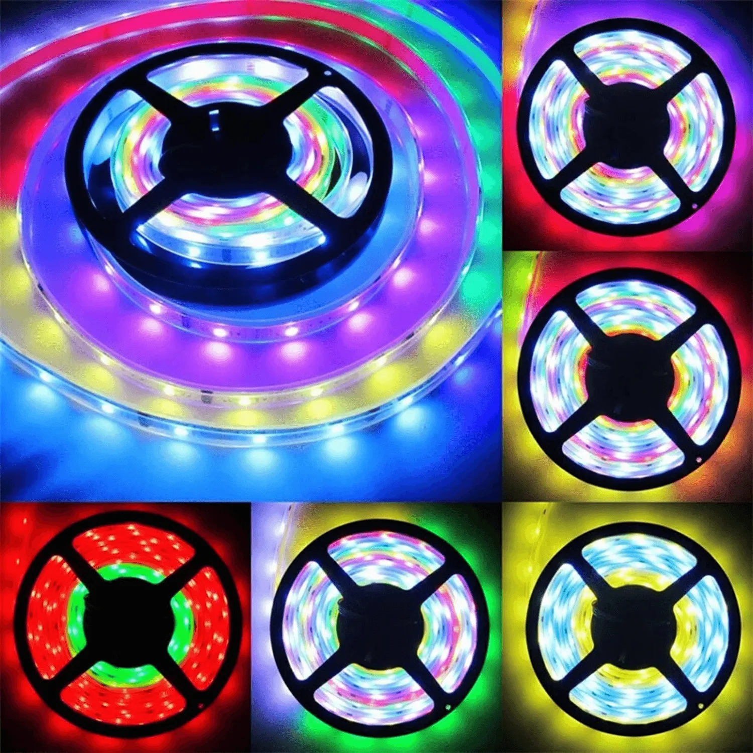 Digital Pixel RGB LED Strip 12V WS2811 Addressable 5050 60LED/m IP65 5 Metre