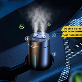 Dual Spray Car Essential Oils Diffuser Air Freshener Aluminium Alloy