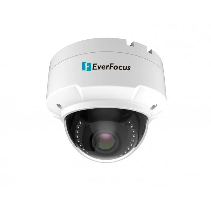 5MP Outdoor IR Dome Network Camera with 2.8-12mm Varifocal Lens by EverFocus EHN2550