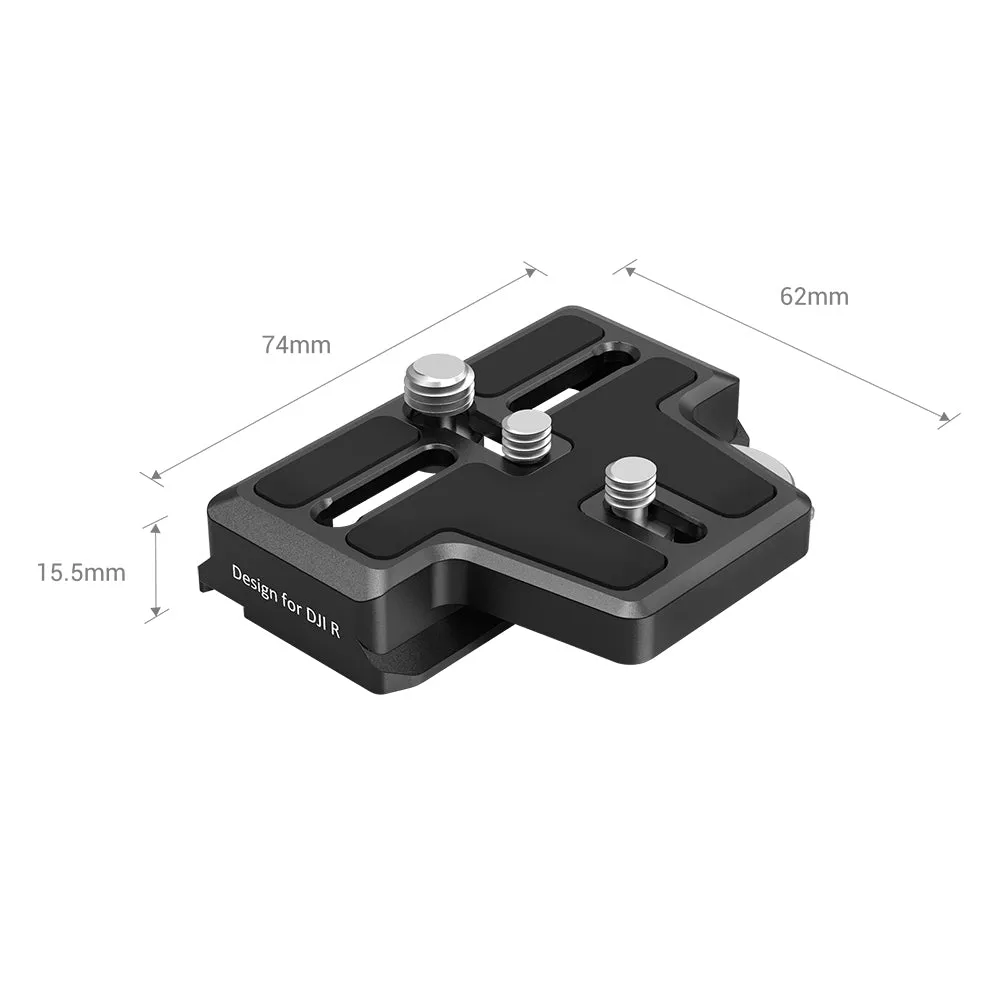 Extended Arca-Type Quick Release Plate for DJI RS 2 / RSC 2 / RS 3 / RS 3 Pro / RS 4 / RS 4 Pro Gimbal 3162B