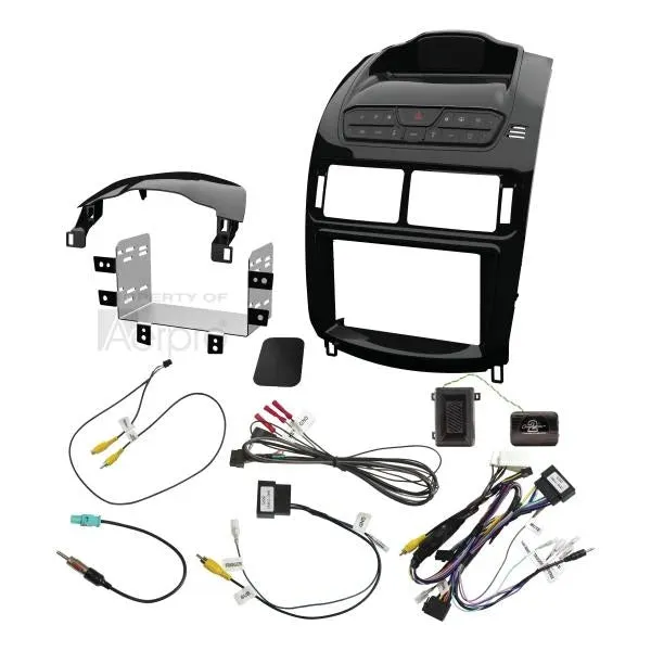 Facia Kit Double Din Installation Kit Suits Ford Falcon FG-X Sedan Satin Black FP9680SK