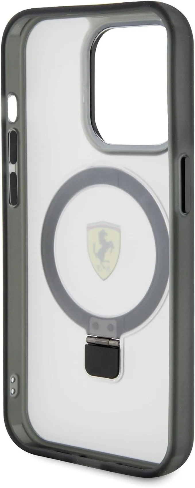 Ferrari Hardcase for iphone 15 Pro Max 6.7" with MagSafe & Ring Stand Transparent - FEHMP15LUSCAH