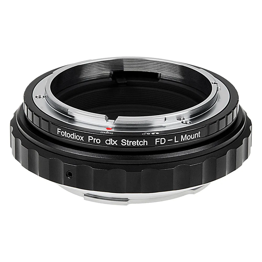 Fotodiox DLX Stretch Lens Adapter - Compatible with Canon FD & FL Mount Lens to L-Mount Alliance Mirrorless Cameras with Macro Focusing Helicoid and Magnetic Drop-In Filters