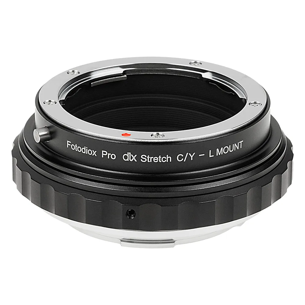 Fotodiox DLX Stretch Lens Adapter - Compatible with Contax/Yashica (CY) Mount Lens to L-Mount Alliance Mirrorless Cameras with Macro Focusing Helicoid and Magnetic Drop-In Filters