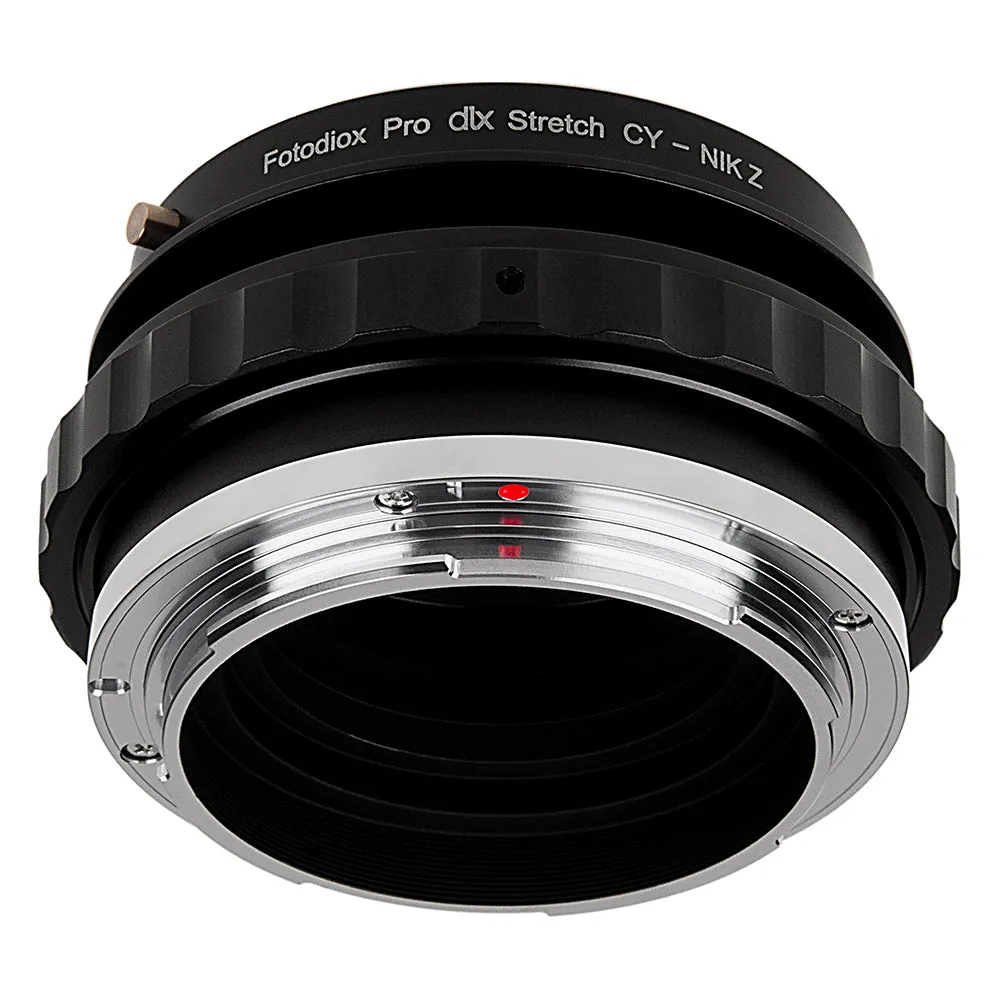 Fotodiox DLX Stretch Lens Adapter - Compatible with Contax/Yashica (CY) SLR Lens to Nikon Z-Mount Mirrorless Cameras with Macro Focusing Helicoid and Magnetic Drop-In Filters