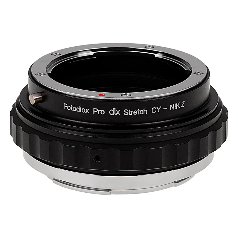 Fotodiox DLX Stretch Lens Adapter - Compatible with Contax/Yashica (CY) SLR Lens to Nikon Z-Mount Mirrorless Cameras with Macro Focusing Helicoid and Magnetic Drop-In Filters