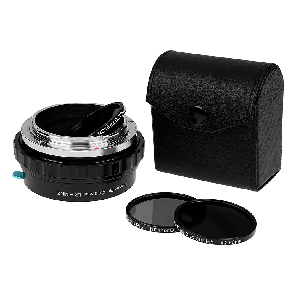 Fotodiox DLX Stretch Lens Adapter - Compatible with Leica R SLR Lens to Nikon Z-Mount Mirrorless Cameras with Macro Focusing Helicoid and Magnetic Drop-In Filters