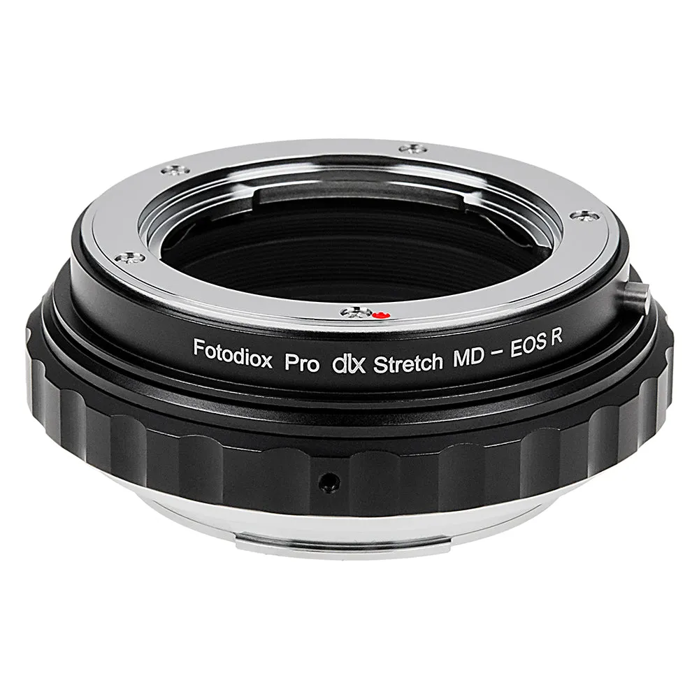 Fotodiox DLX Stretch Lens Adapter - Compatible with Minolta Rokkor (SR / MD / MC) Lens to Canon RF Mount Mirrorless Cameras with Macro Focusing Helicoid and Magnetic Drop-In Filters