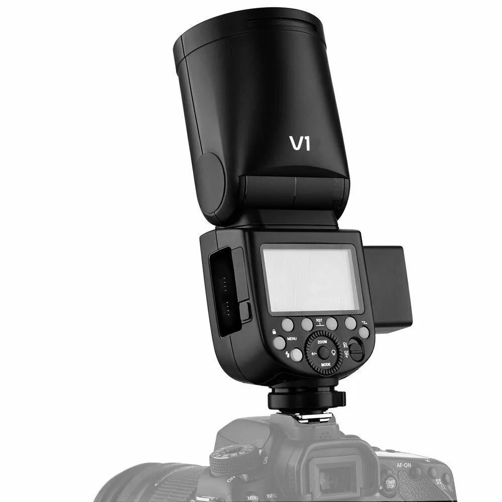 Godox V1-F Round Head Li-ion TTL HSS Master Speedlight Flash for Fujifilm