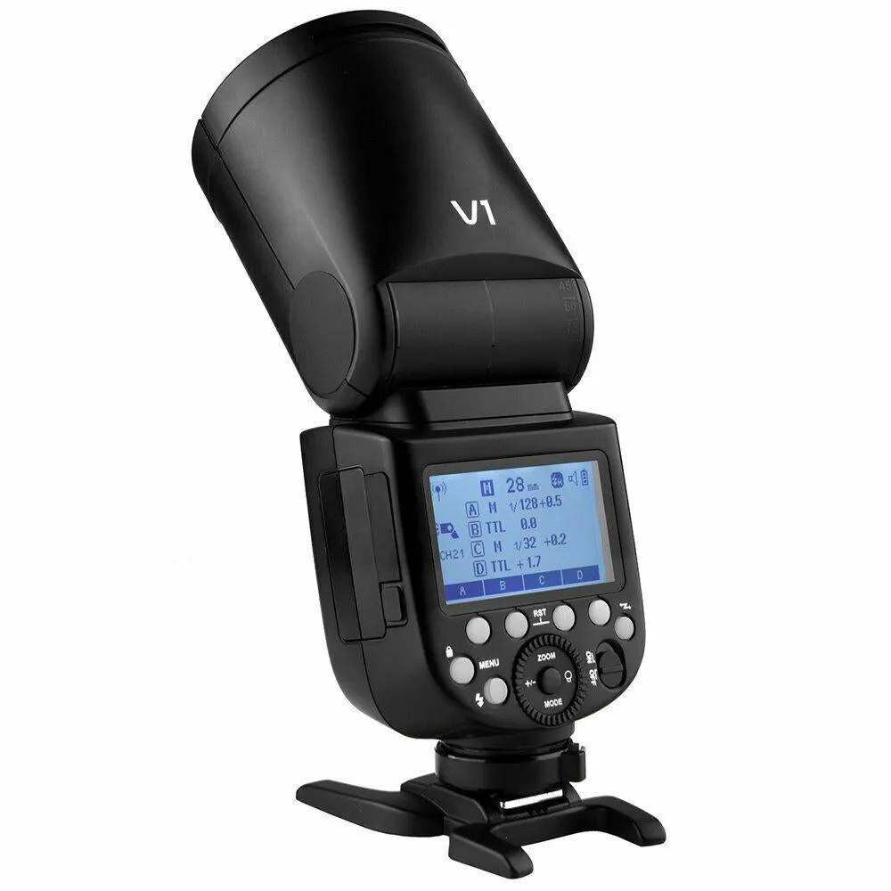 Godox V1-F Round Head Li-ion TTL HSS Master Speedlight Flash for Fujifilm