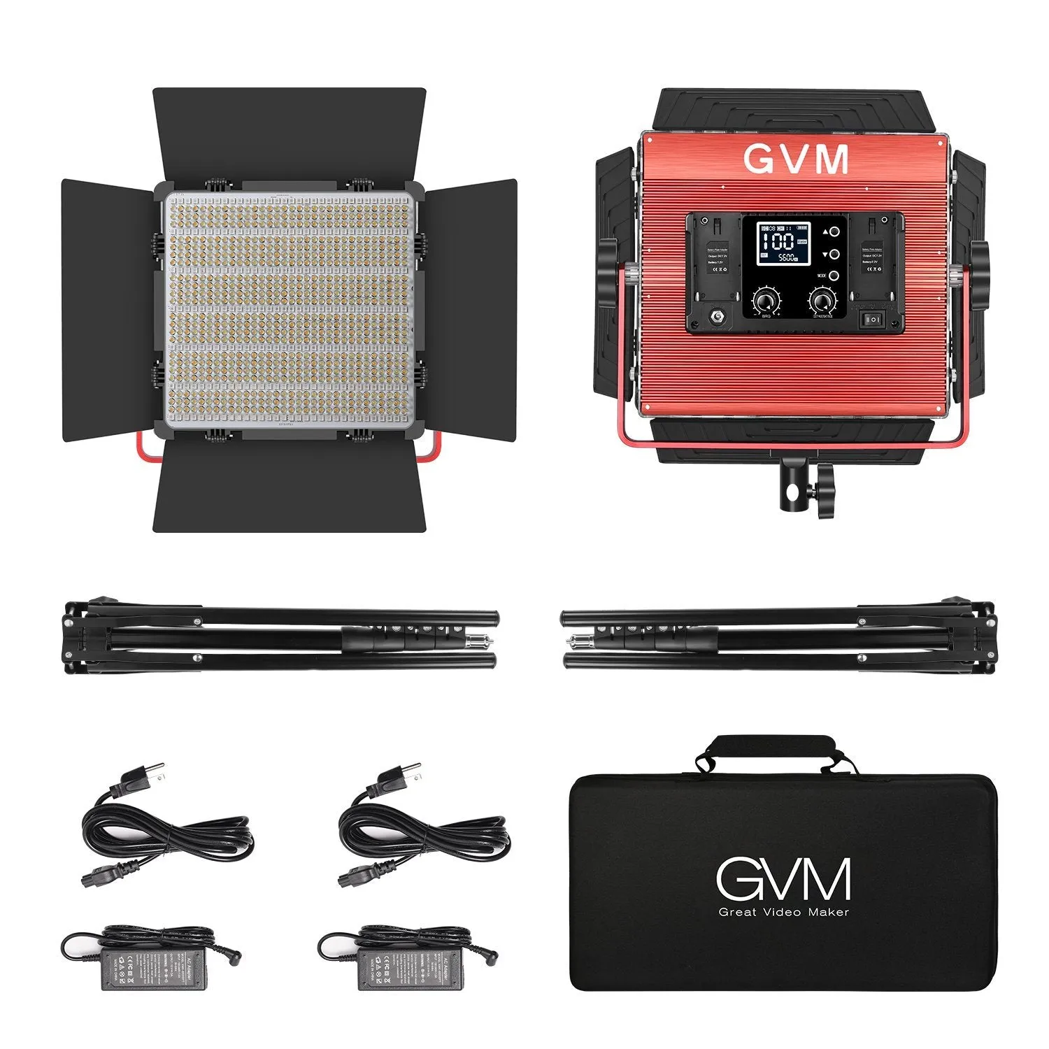 GVM-1200D 50W Bi-Color 50W RGB Video Light