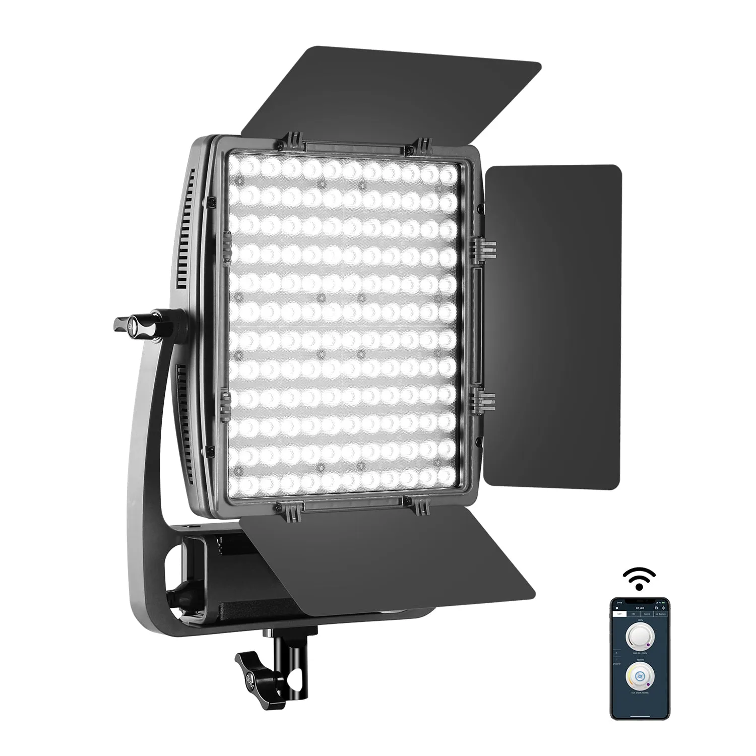 GVM-LT50W Panel light High Power Bi-Color Lens Light beads Video Lighting 3L Kit