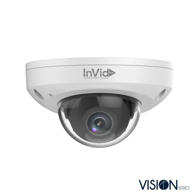 Invid VIS-P4LIRA28NH 4 Megapixel IP Plug & Play Low Profile. 2.8mm