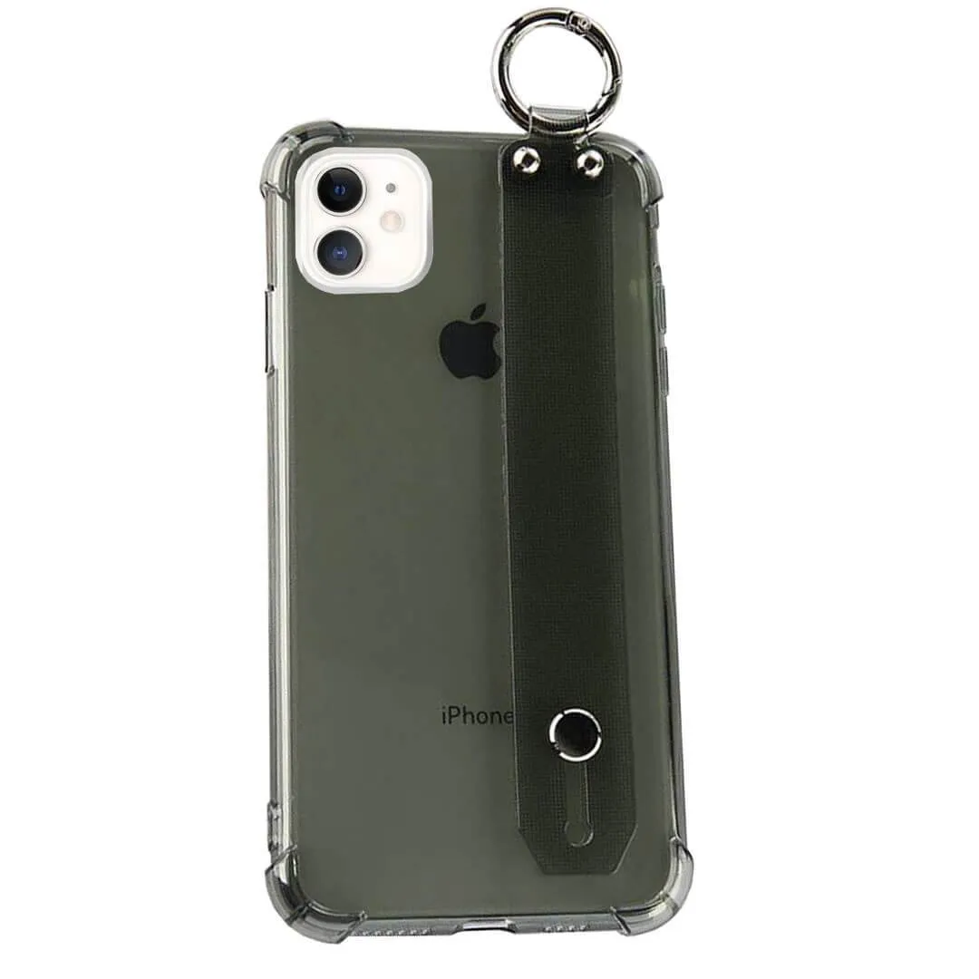 iPhone 11 Case - TPU, Hand Strap, Key Ring