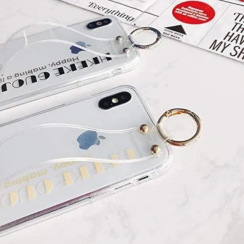 iPhone 12 Mini Case - TPU, Hand Strap, Key Ring