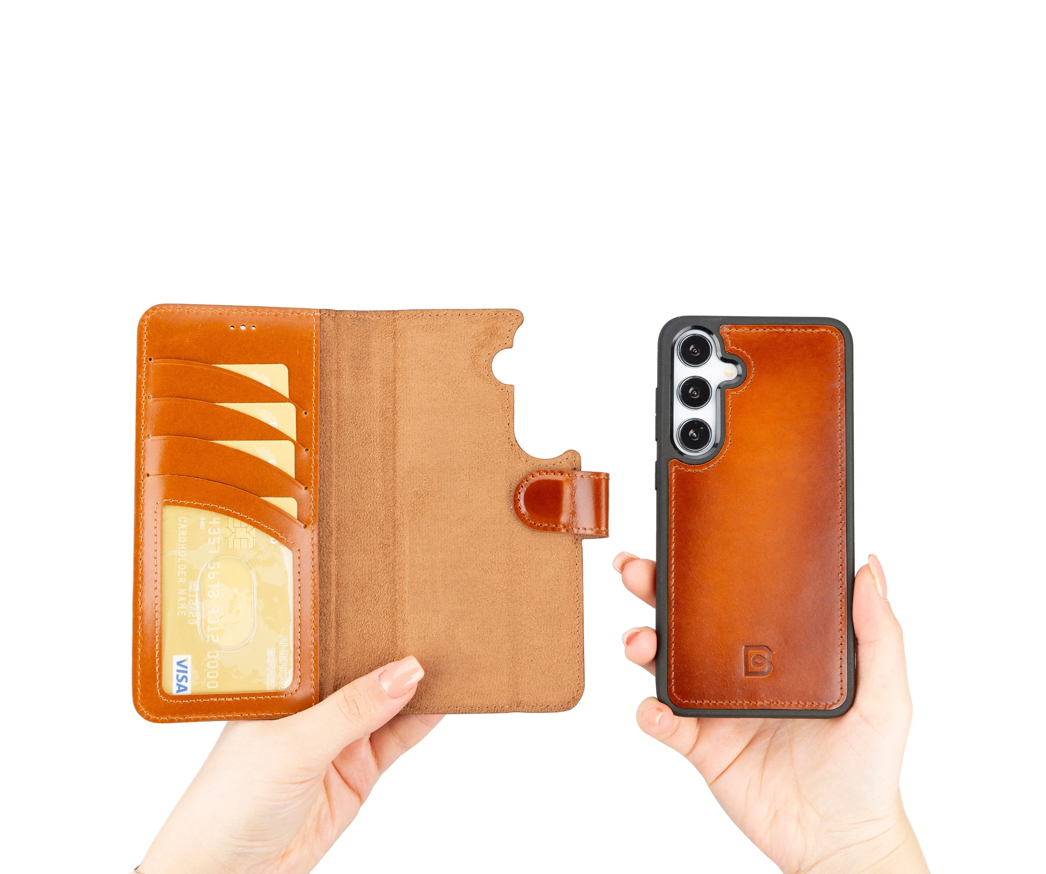 Leather Samsung Galaxy S24 Series Wallet Cases