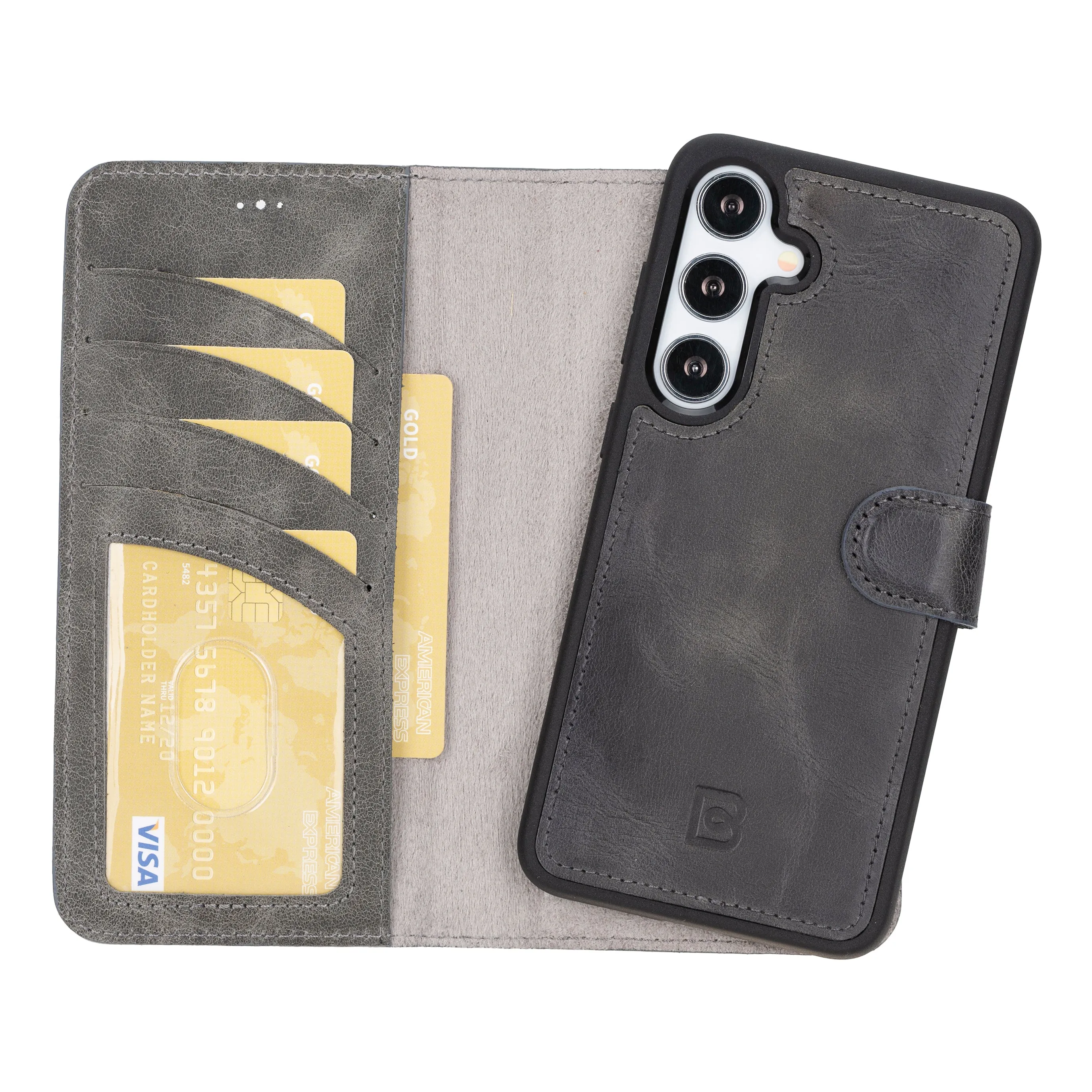 Leather Samsung Galaxy S24 Series Wallet Cases