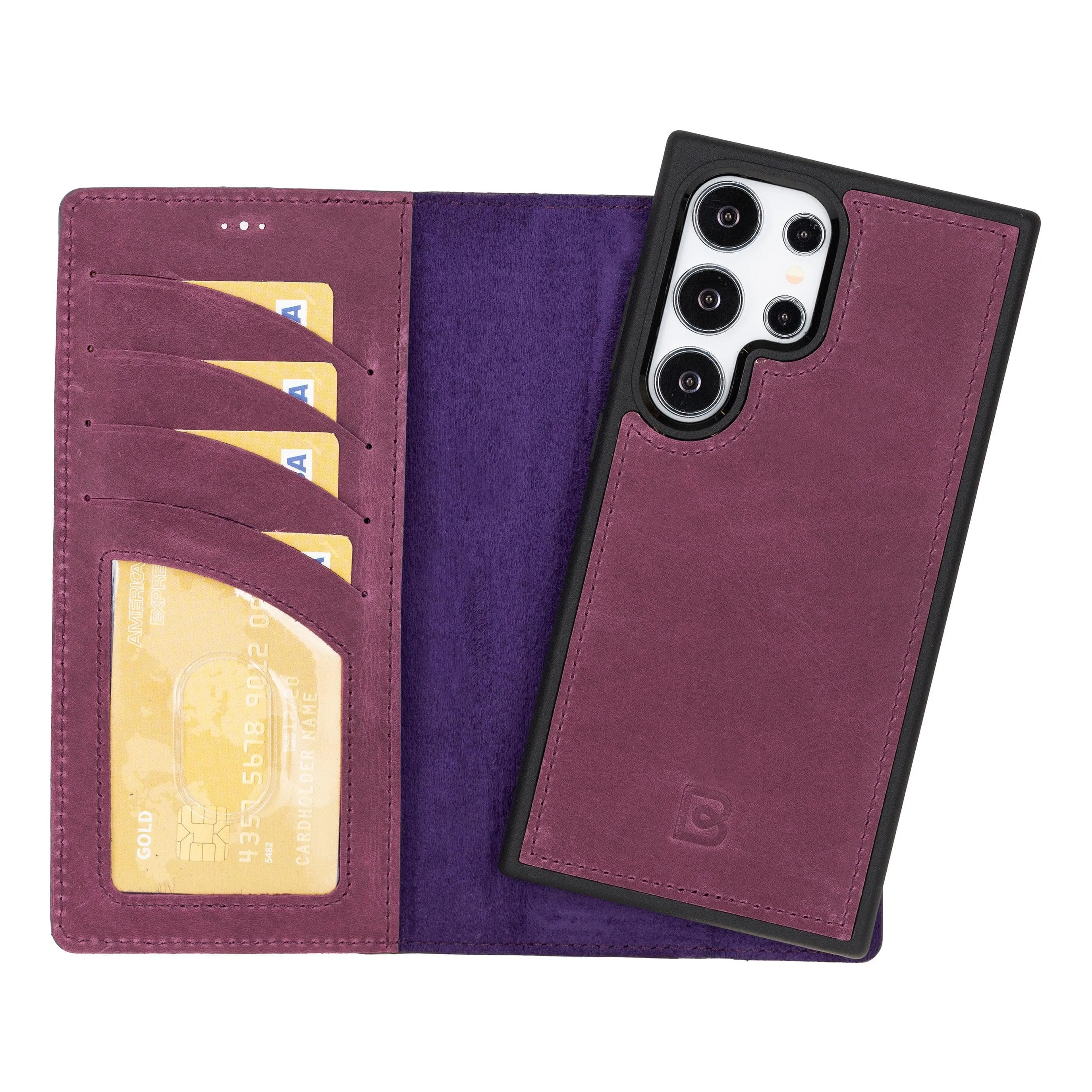 Leather Samsung Galaxy S24 Series Wallet Cases