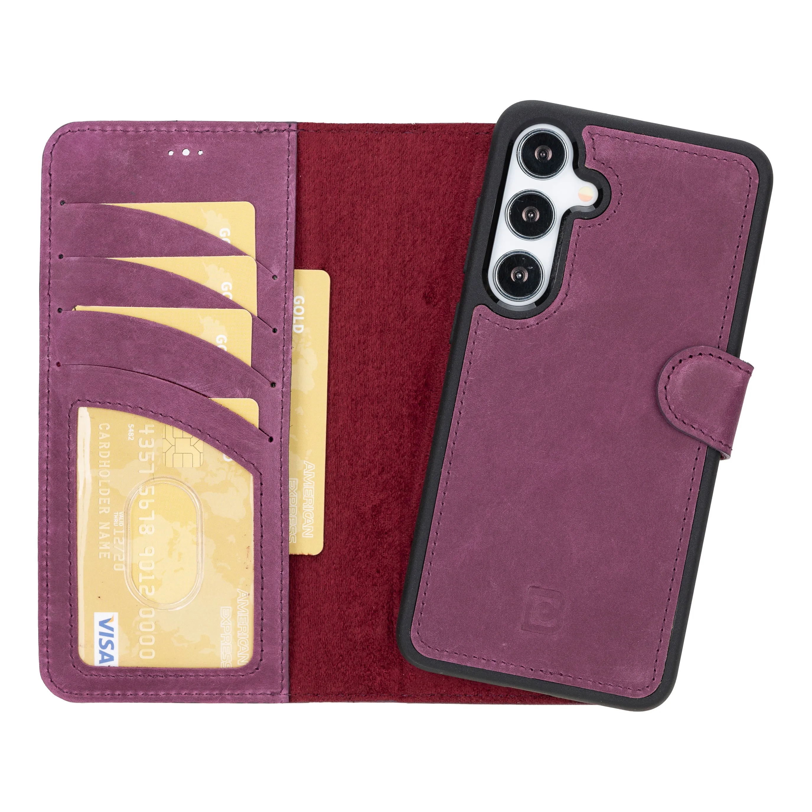 Leather Samsung Galaxy S24 Series Wallet Cases