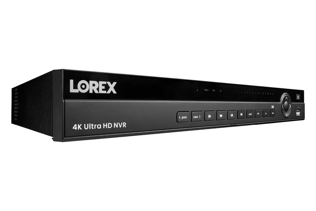 Lorex 4K (32 Camera Capable) Elite Series 8TB NVR with 16 Channel PoE Switch