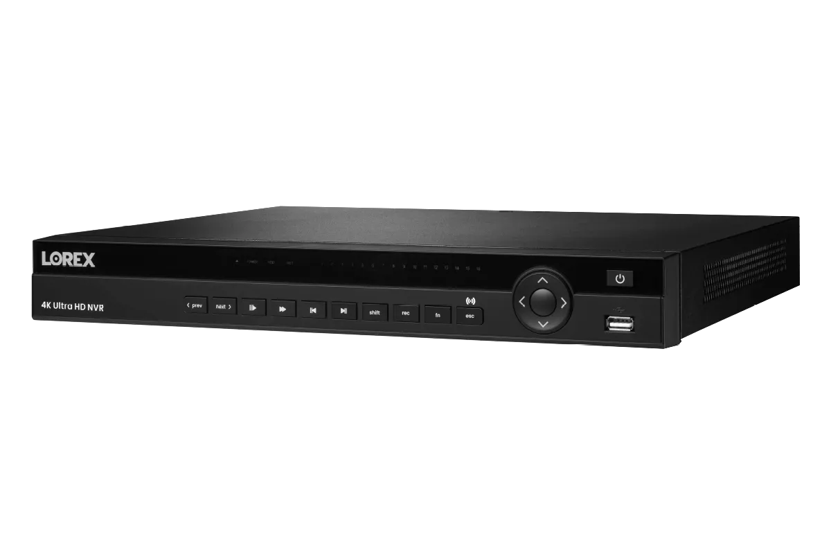 Lorex 4K (32 Camera Capable) Elite Series 8TB NVR with 16 Channel PoE Switch